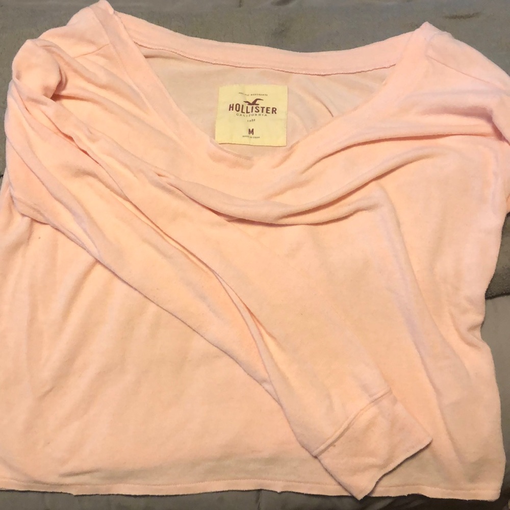 Hollister off-the-shoulder crop sweatshirt